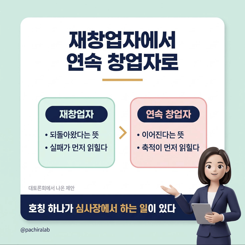 재창업자 대신 연속 창업자로 부르자